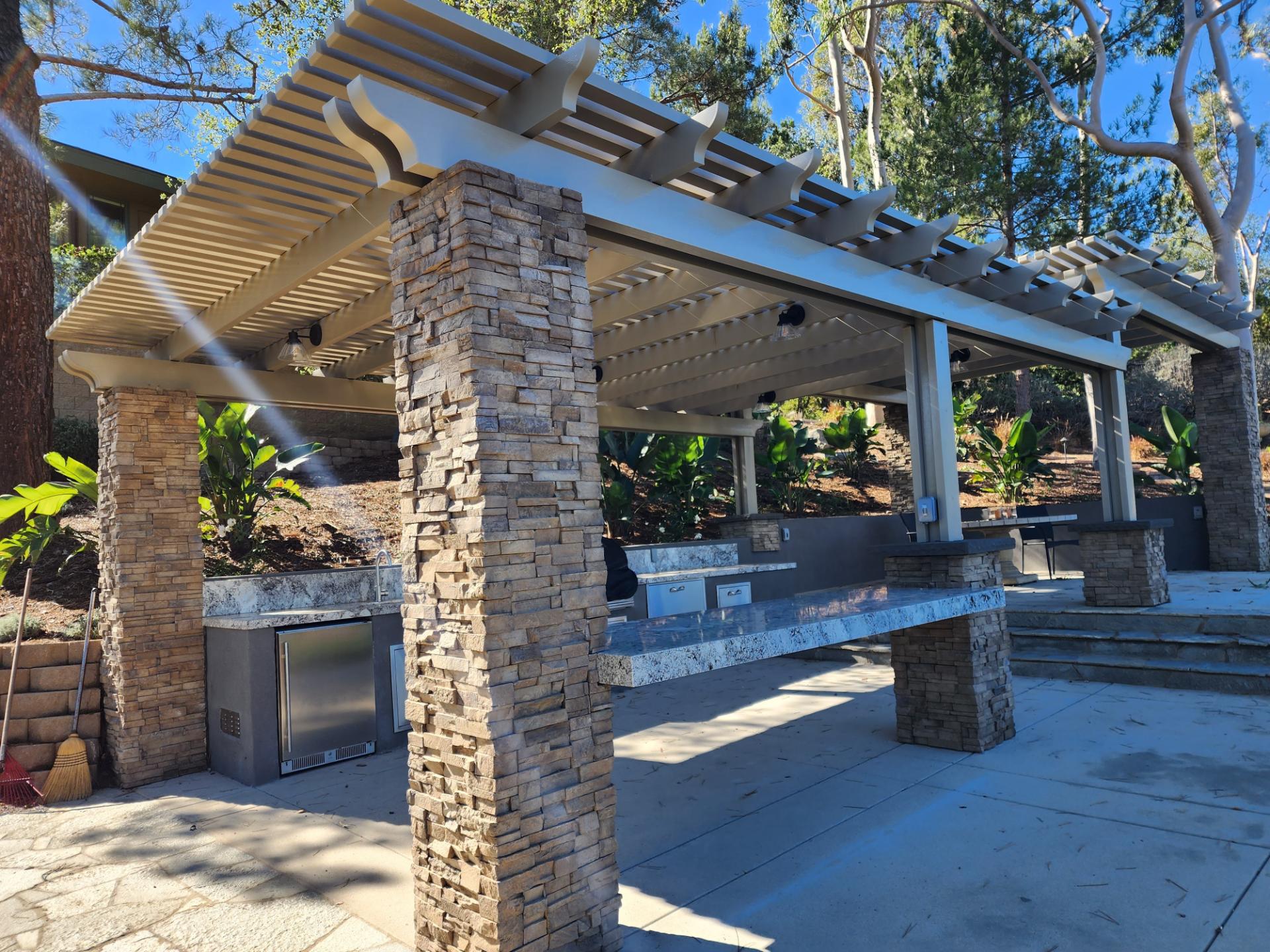 Professional hardscape project with 10+ years of experience